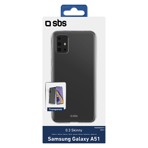 SBS Samsung Galaxy A51 чехол (Skinny Cover) | Transparent