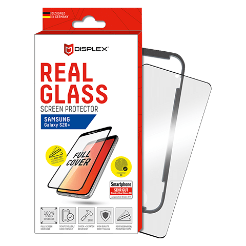 Displex Samsung Galaxy S20+ aizsargstikliņš (Displex Real Glass 3D Black)