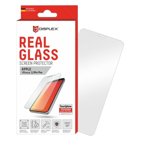 Displex Apple iPhone 12 Pro Max aizsargstikliņš (Real Screen Transparent Glass)
