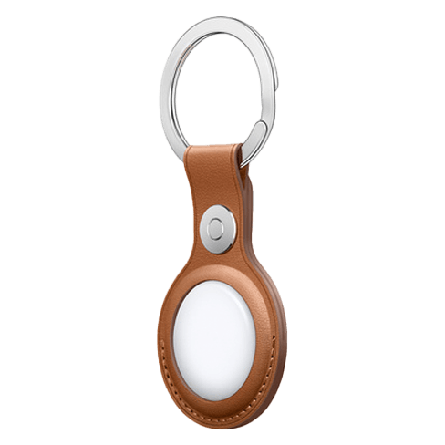 Apple AirTag Leather Key Ring кожаный брелок