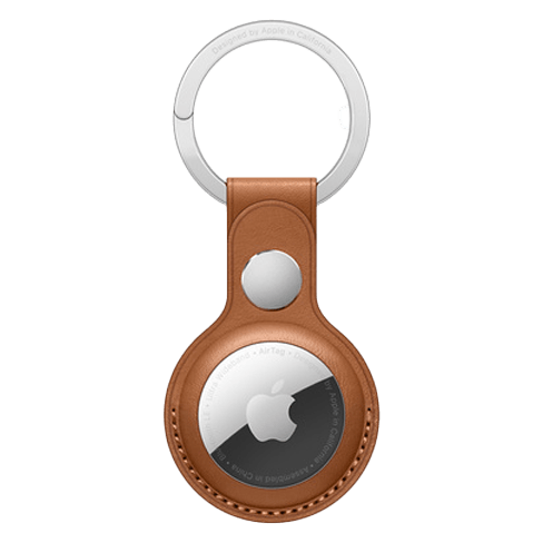 Apple AirTag Leather Key Ring ādas atslēgu piekariņš