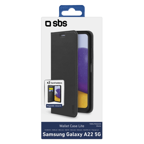 SBS Samsung Galaxy A22 5G aizsargvāciņš (Wallet Lite Case)
