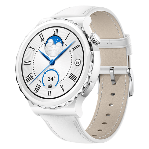 Huawei Watch GT3 Pro 43mm Leather White