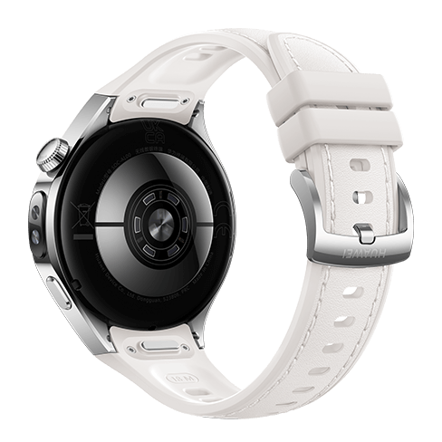 Huawei Watch 5 LTE 42mm | Stainless Steel White Balts 4 img.