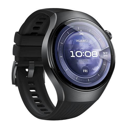 Huawei Watch 5 LTE 46mm | Stainless Steel Melns 6 img.