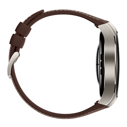 Huawei Watch 5 LTE 46mm | Titanium Silver Brūns 5 img.