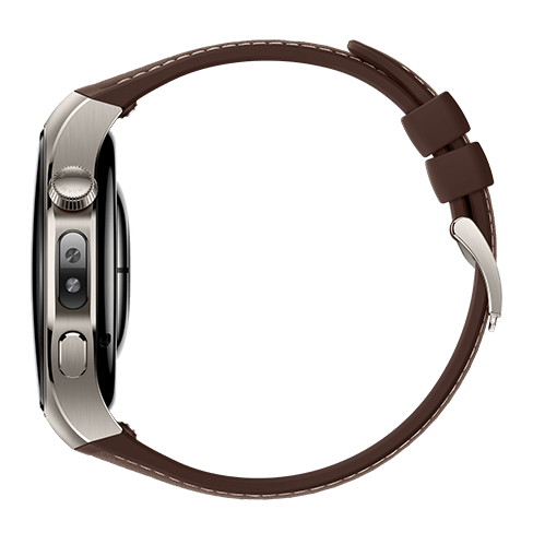 Huawei Watch 5 LTE 46mm | Titanium Silver Brūns 3 img.