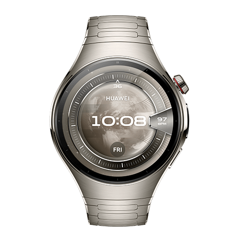 Huawei Watch 5 LTE 46mm | Titanium Space Silver Sudrabs 1 img.