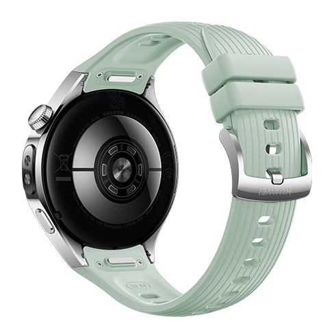 Huawei Watch 5 LTE 42mm | Stainless Steel Silver Zaļš 4 img.