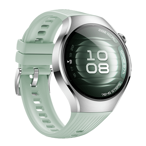 Huawei Watch 5 LTE 42mm | Stainless Steel Silver Zaļš 6 img.