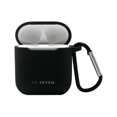 Apple AirPods Smoothie Strap Case By So Seven Black | Bite
