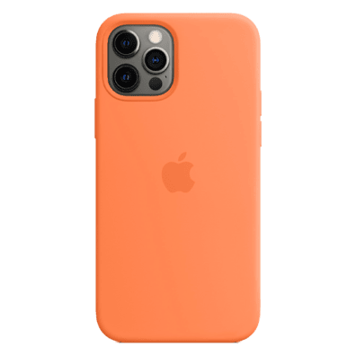 Apple iPhone 12/12 Pro Silicone Case MagSafe | Kumquat | Bite