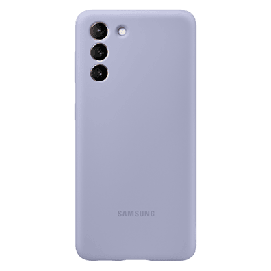Samsung Galaxy S21 Silicone Cover Light Gray	| Bite