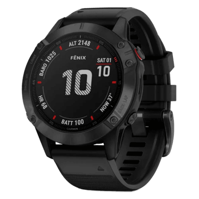 Garmin fenix 6 Pro Band GPS Watch | Black w/Black | Bite