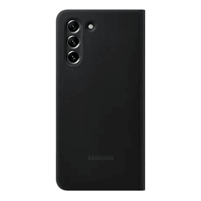 Samsung Galaxy S21 FE Smart Clear View Case (EE) Dark Grey | Bite