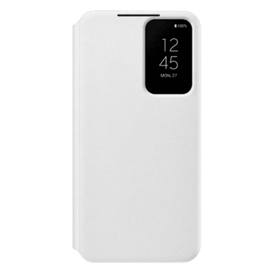 Samsung Galaxy S22+ Smart Clear View Cover White | Bite