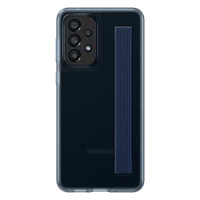 Samsung Galaxy A33 5G Silicone Cover with Slim Strap Black | Bite
