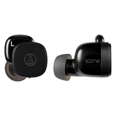 Audio Technica Wireless Earbuds SQ1TW Black | Bite