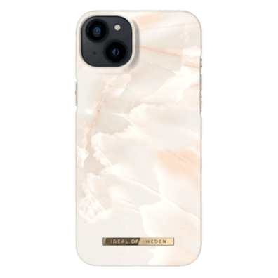 Apple iPhone 14 Plus Cover By Ideal Of Sweden Rose Pearl Marble | Bite