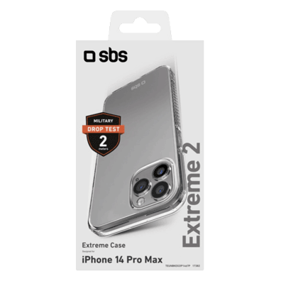 Apple iPhone 14 Pro Max Extreme X2 Cover By SBS Transparent | Bite
