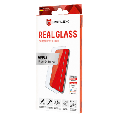 Apple iPhone 14 Pro Max Real 2D Screen Glass By Displex Transparent | Bite
