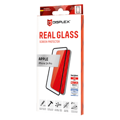 Apple iPhone 14 Pro Real 3D Screen Glass By Displex Black | Bite