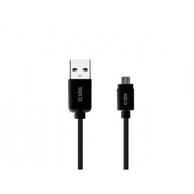 Data Cable Usb 2.0 - Micro Usb 3m By SBS Black | Bite