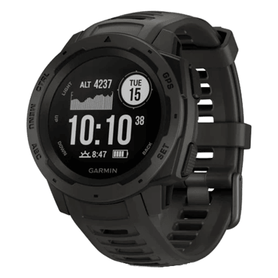 Garmin Instinct, GPS Watch, Graphite Black | Bite