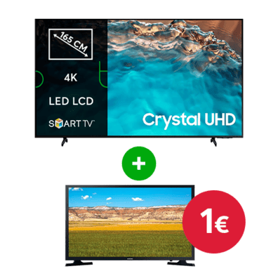 Samsung 65" 4K UHD Smart TV BU8000 (UE65BU8072UXXH) | Bite
